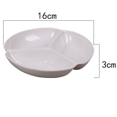 Imitatie Keramische Kleur Palet Aquarel Gouache Palet Anti-Val En Te Reinigen Speciale Voor Schilderen: Small three grid