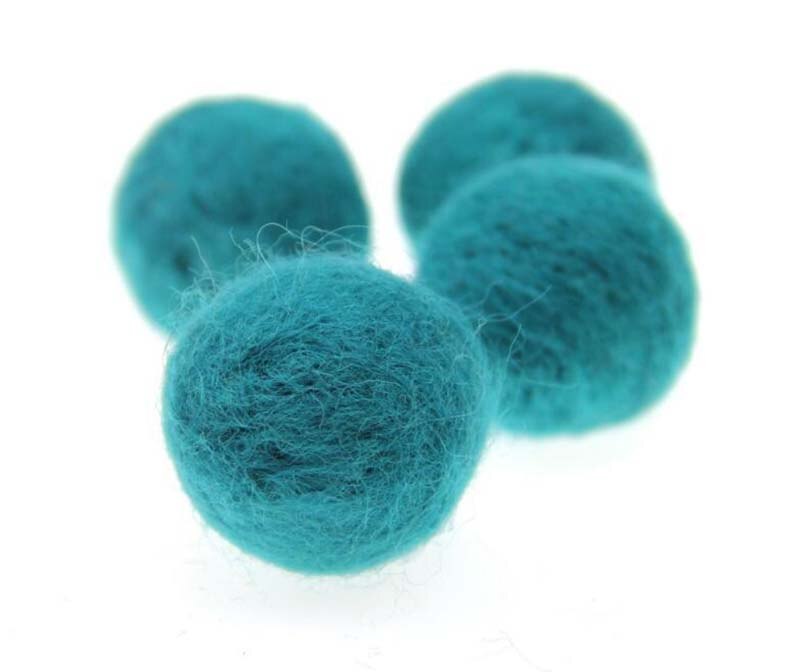 10pcs/lot Wool Felt Balls Round Wool Felt Balls DIY Home Decoration Mixed Color 20MM Pom Poms Ball Felt: color  13