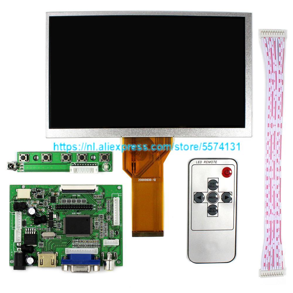 Nieuwe Lcd-scherm 7 pollici 1024*600 7300101463 E231732 7300130906 TFT 50 Spilli Bordo di autista del tenere sotto controllo 2AV HDMI VGA: nero