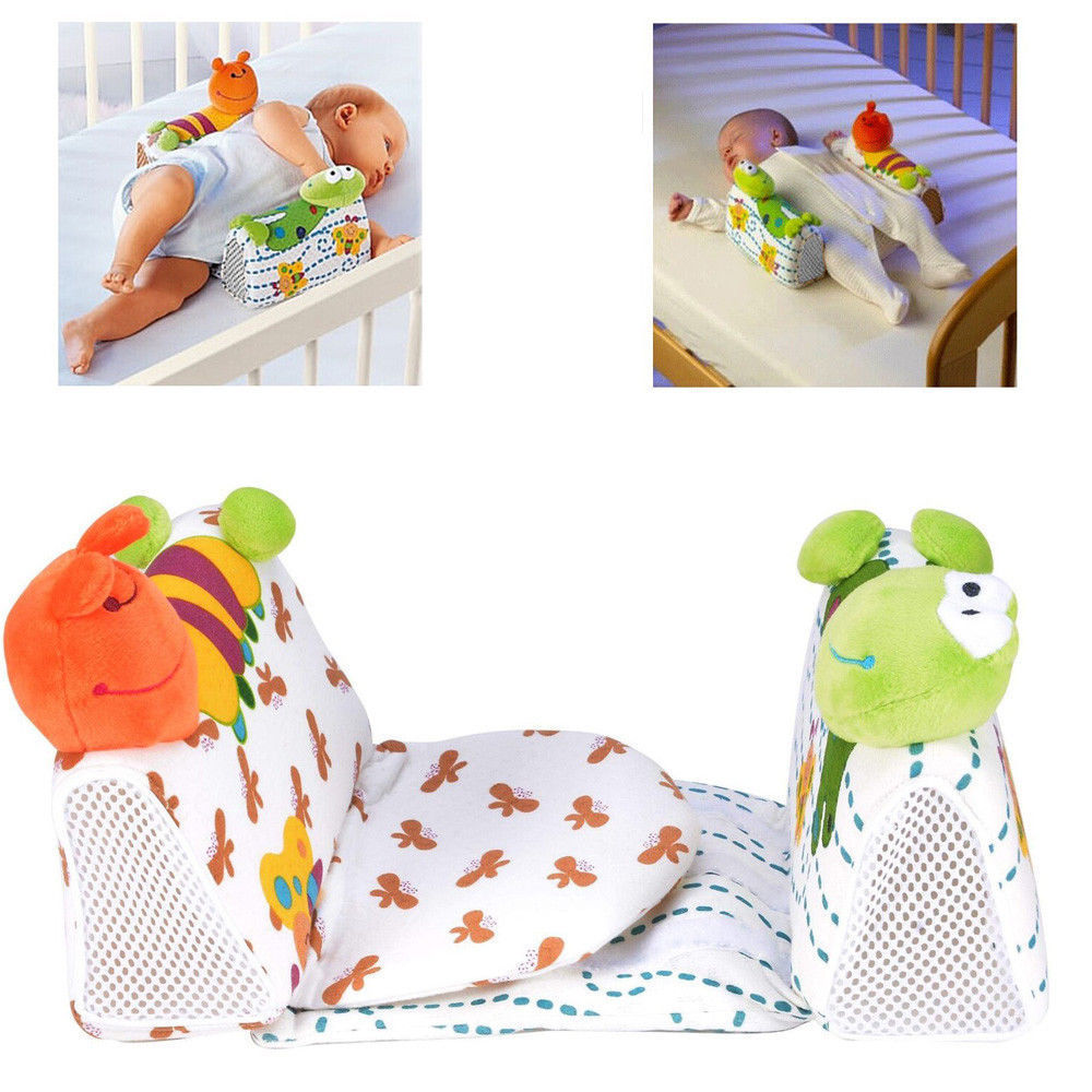 Peuter Baby Baby Anti Roll Kussen Slaap Klepstandsteller Voorkom Flat Head Animal Gedrukt Slaap Kussen