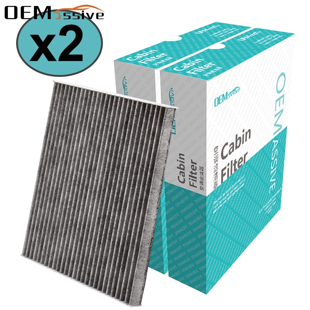 2x Car Accessories Pollen Cabin Air Filter For Hyundai Grand Santa Fe 3 DM Sonata 6 YF Kia K5 Activated Carbon