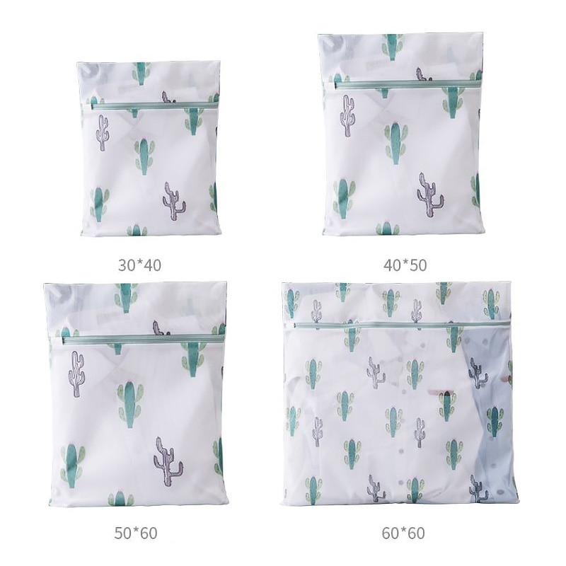 Underwear laundry bag printing care and washing bag fine mesh laundry bag large mesh thickening