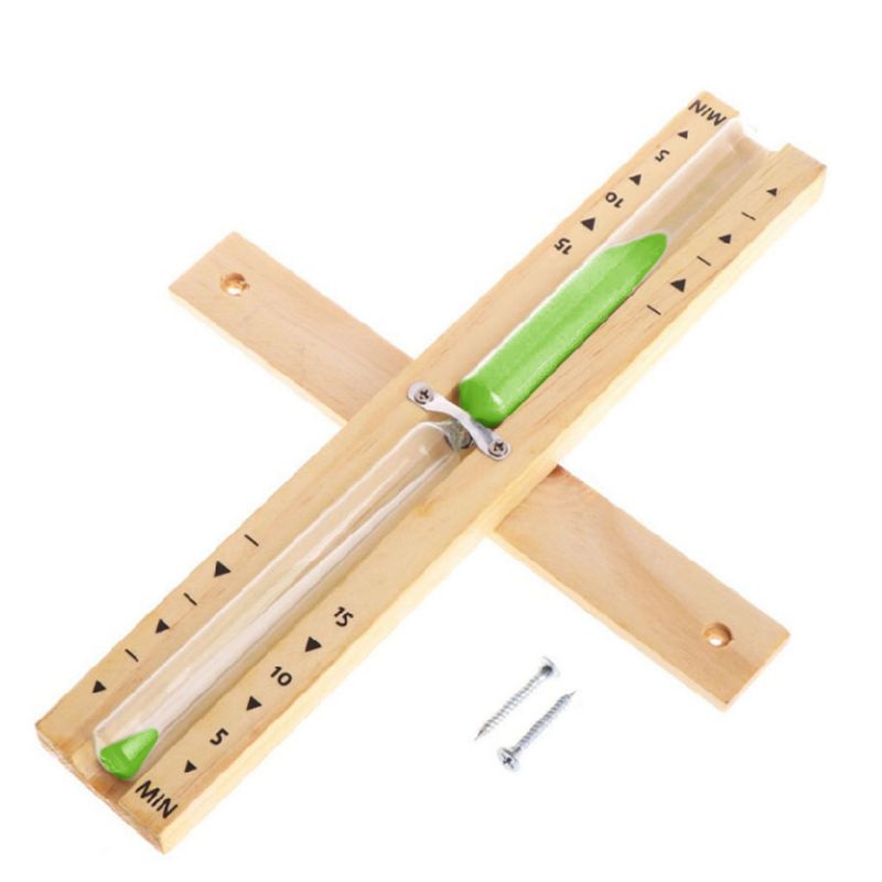 Houten sauna zandloper wandmontage draaibare 15 minuten zandloper klok witte zandloper voor thuisgebruik  n30 20