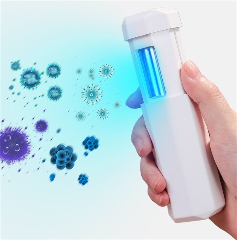 Neueste Tragbare UV Desinfektion Sterilisator Lampe Mini USB Handheld Uv Entkeimungslampe Reise UV Sanitizer Licht Stange