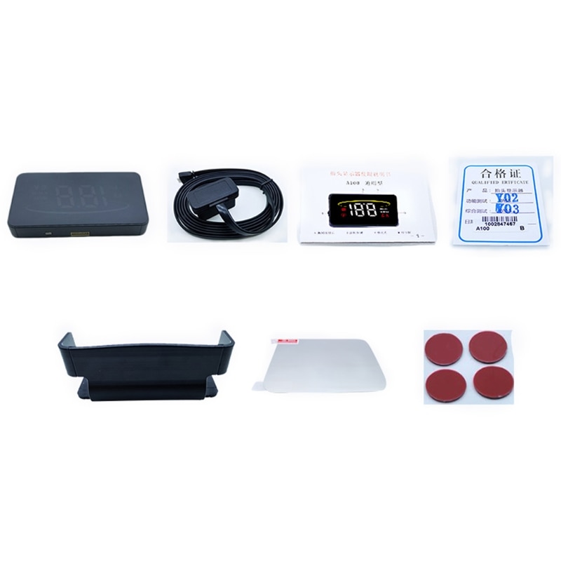 Universal Car HUD Display Vehicle Driving Safety Intelligent Alarm System Remind