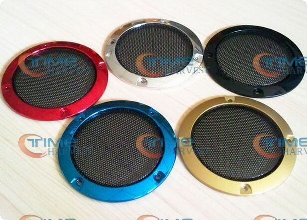 10pcs Multi Colors 3 inch Speaker Grill Covers Speaker net Plastic Speaker Parts Speaker Component for arcade cabinet