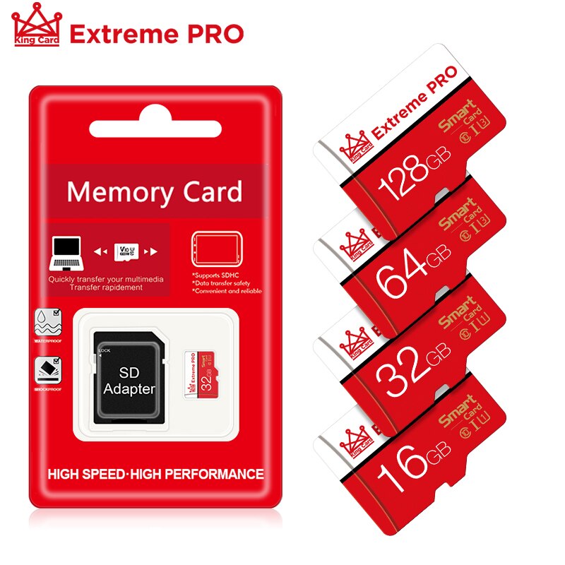 Carte mémoire Micro SD TF carte 8 16 32 64 128 256 GB classe 10 Flash Microsd 8GB 16GB 32GB 64GB 128GB 256 GB pour adaptateur Smartphone