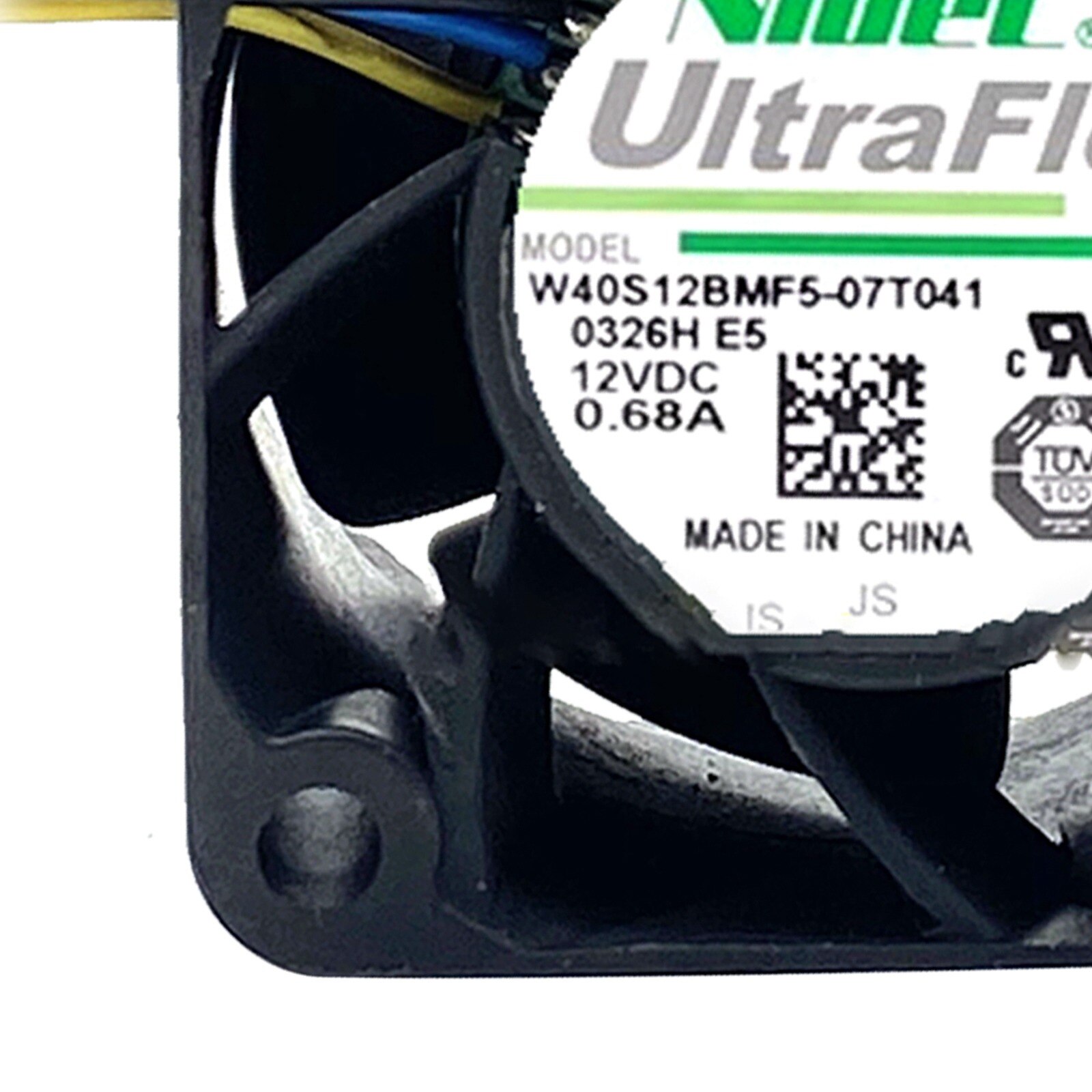 Antminer APW8 APW9 APW9 APW12 sostituzione ventola Nidec UltraFlow 4x4x2.8 12V 2spillo fan