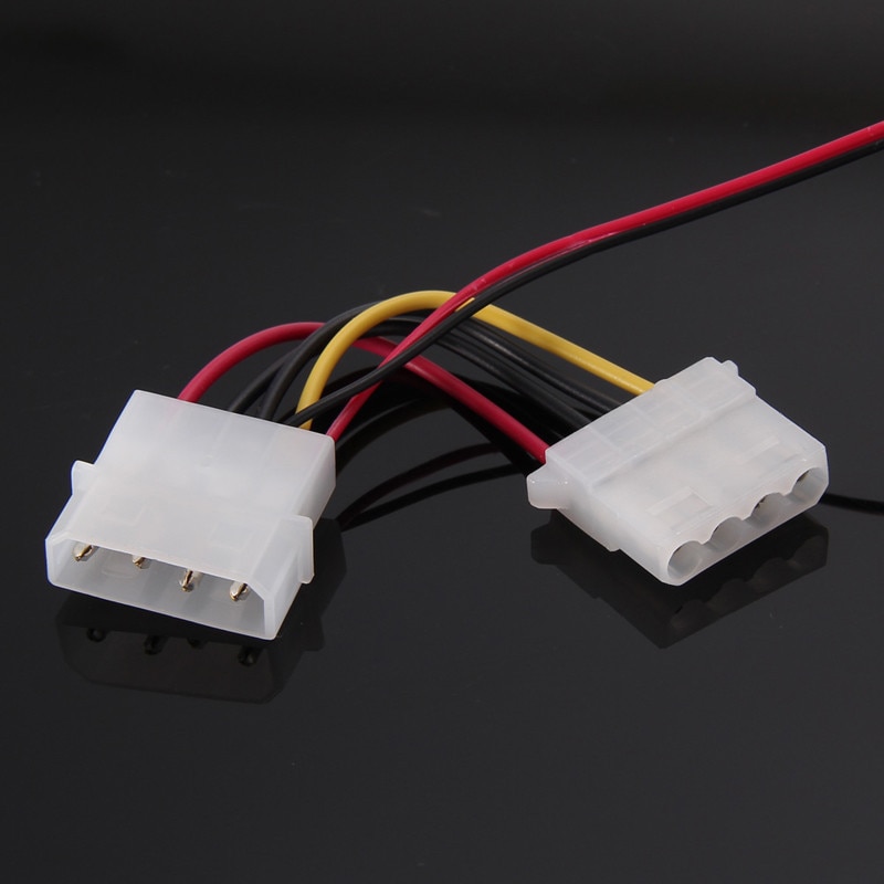 4pin 1800 PRM Hydraulic Bearing Case Fan Red Quad 4-LED Light Neon Clear 120mm PC Computer Case Cooling Fan Mod