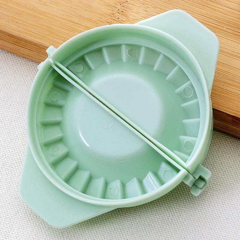 Køkken 7cm dumpling forme plast dej presse dumpling pie ravioli form madlavning wienerbrød kinesisk mad jiaozi maker værktøj