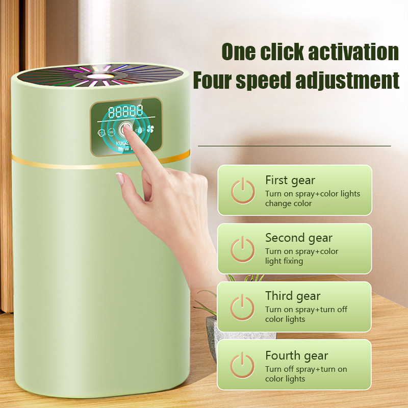 Humidificador de aire de 1,1l, difusor de Aroma de gran capacidad, luz ambiental colorida, humidificador de fragancia, pulverizador de niebla fría para el hogar y la Oficina