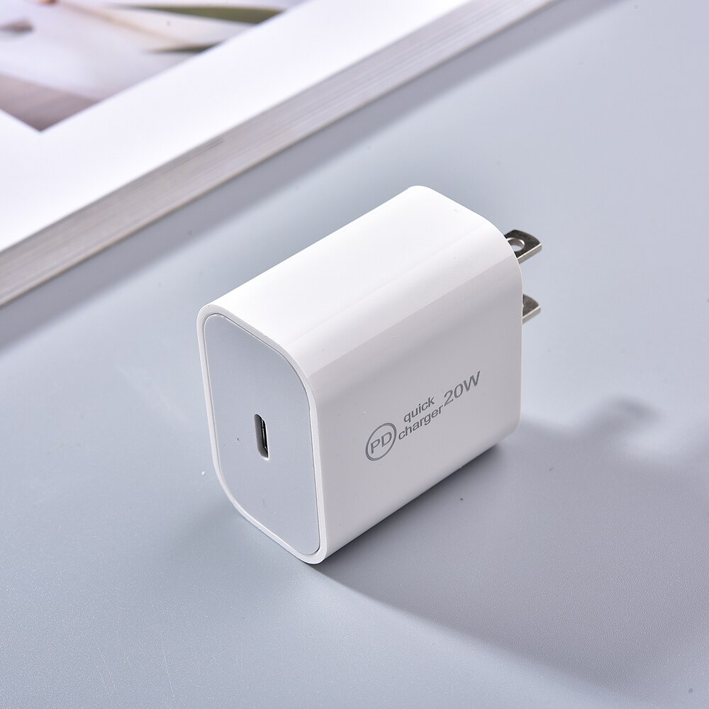 20w 18w Pd Usb C Charger For Iphone Apple 8 Plus X XR XS IPad Pro Air Type C Qc 3.0 Fast Quick Charging Mobile Phone Charger: US Charger