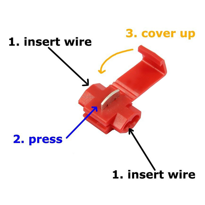 50W 12V-24V LED Load Resistors T-taps Decoders Fix Flash Turn Signal-Blinking heat dissipation 5*2.2*1.7cm *100% brand
