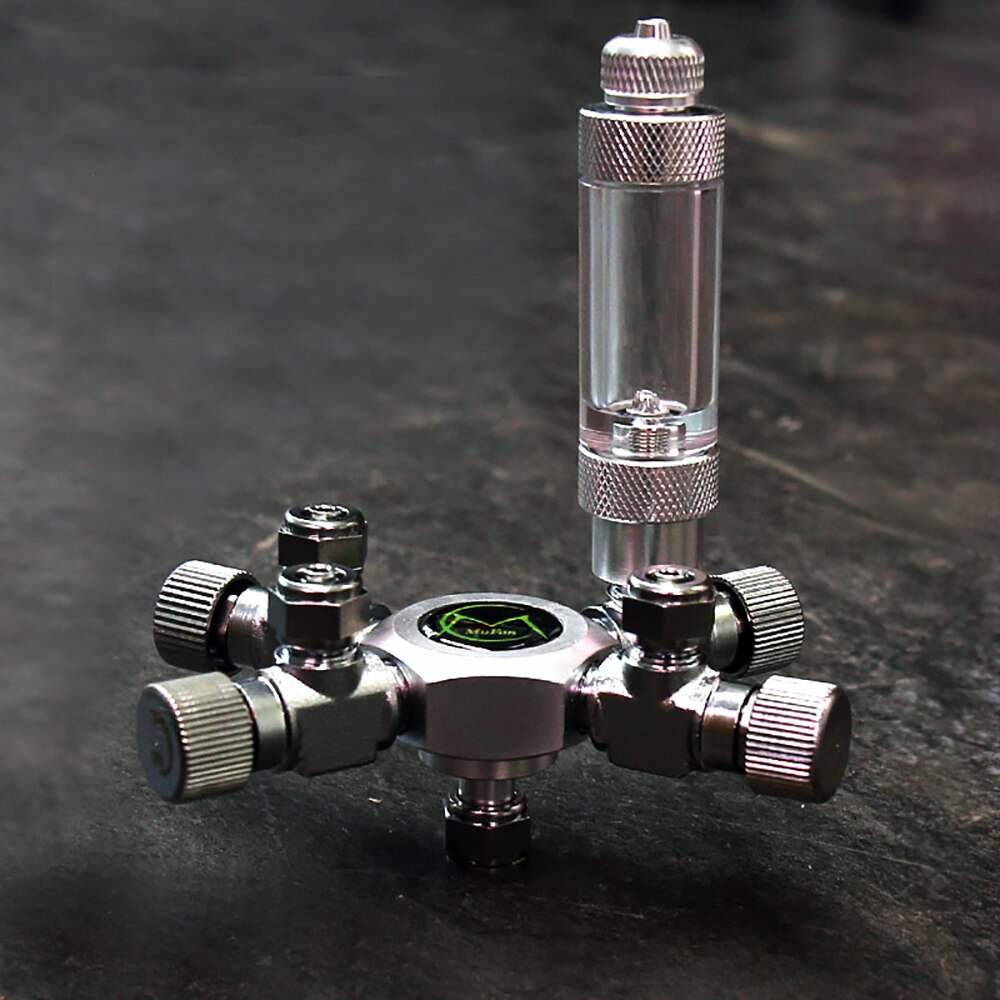 Vanne de régulation de séparateur de Co2 à monter soi-même, distributeur à voies multiples 2/3/4/5/6 voies, régulation indépendante, plante en alliage d&#39;aluminium