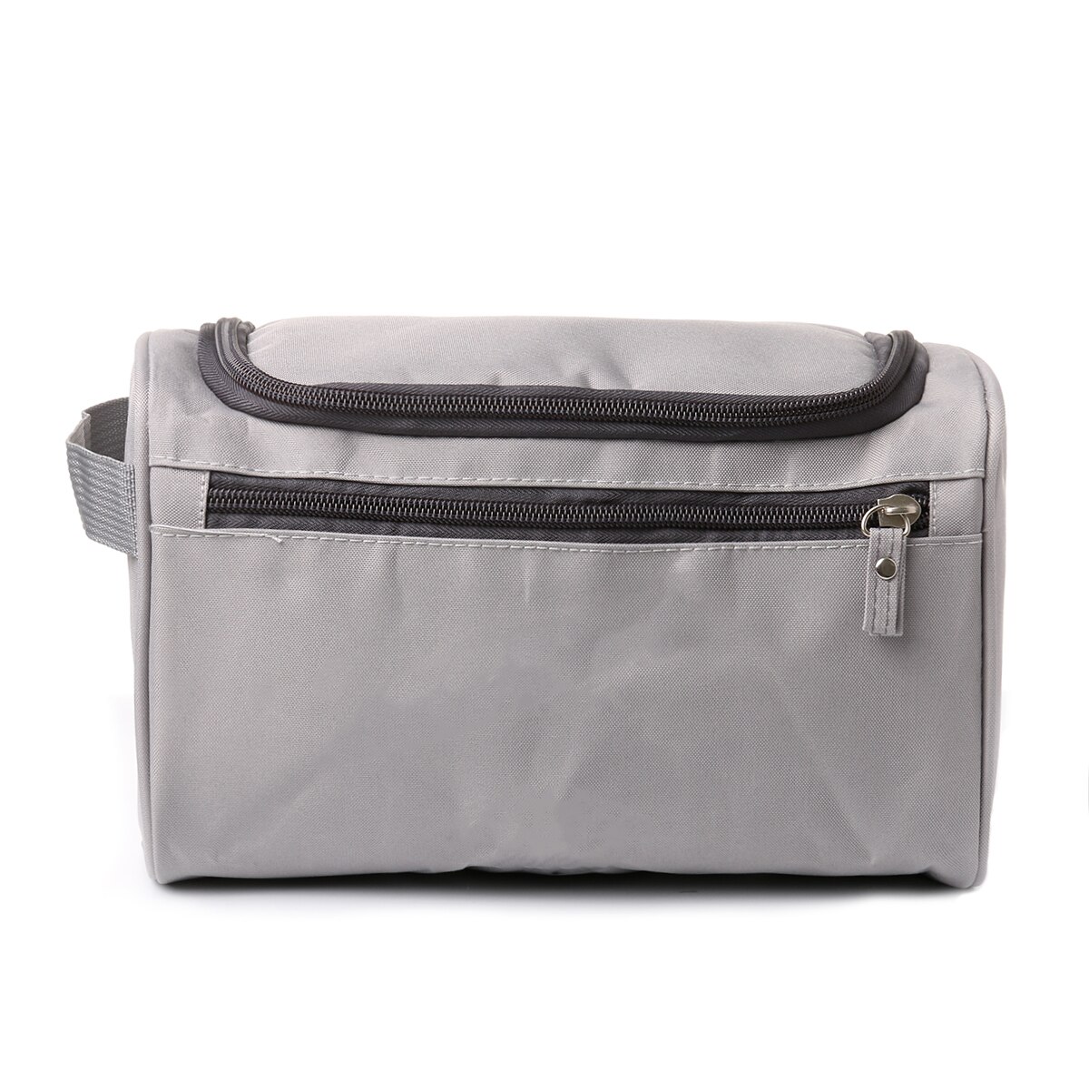 Travel Wash Bag Men Womens Toiletry Pouch Organizer Shaving Cosmetic Case Waterproof Storage Bag: Gray