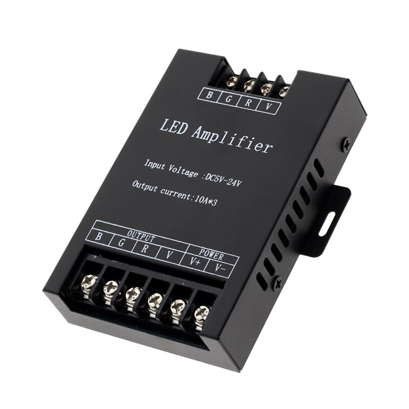DC12V-24V 24A Rgb Rgbw Versterker Led Controller Signaalversterker Voor Led Strip Licht Tape Rgb Rgbw Rgbww Power Repeater Console
