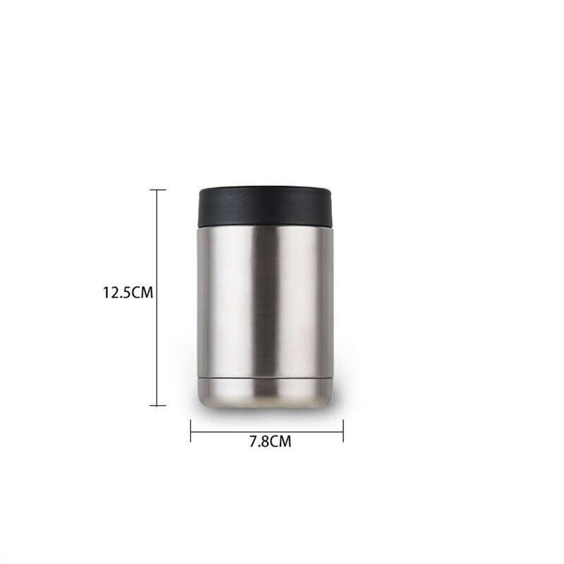 12 Oz Geïsoleerde Cola Cool Houder 18/8 Rvs Thermos Water Mok Om Cooling Reizen Mok Cola Bier Keeper Koud