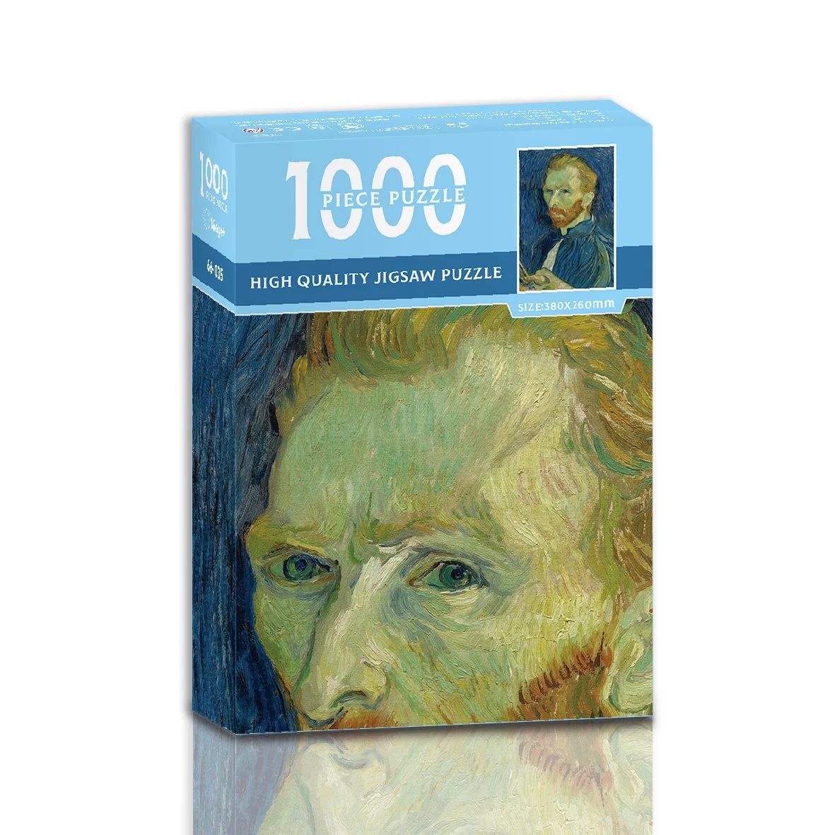 Mini-puzzle, 1000 -teilig, für erwachsene, van gogh, die sternennacht, papier-weihnachtsspielzeug: Gold