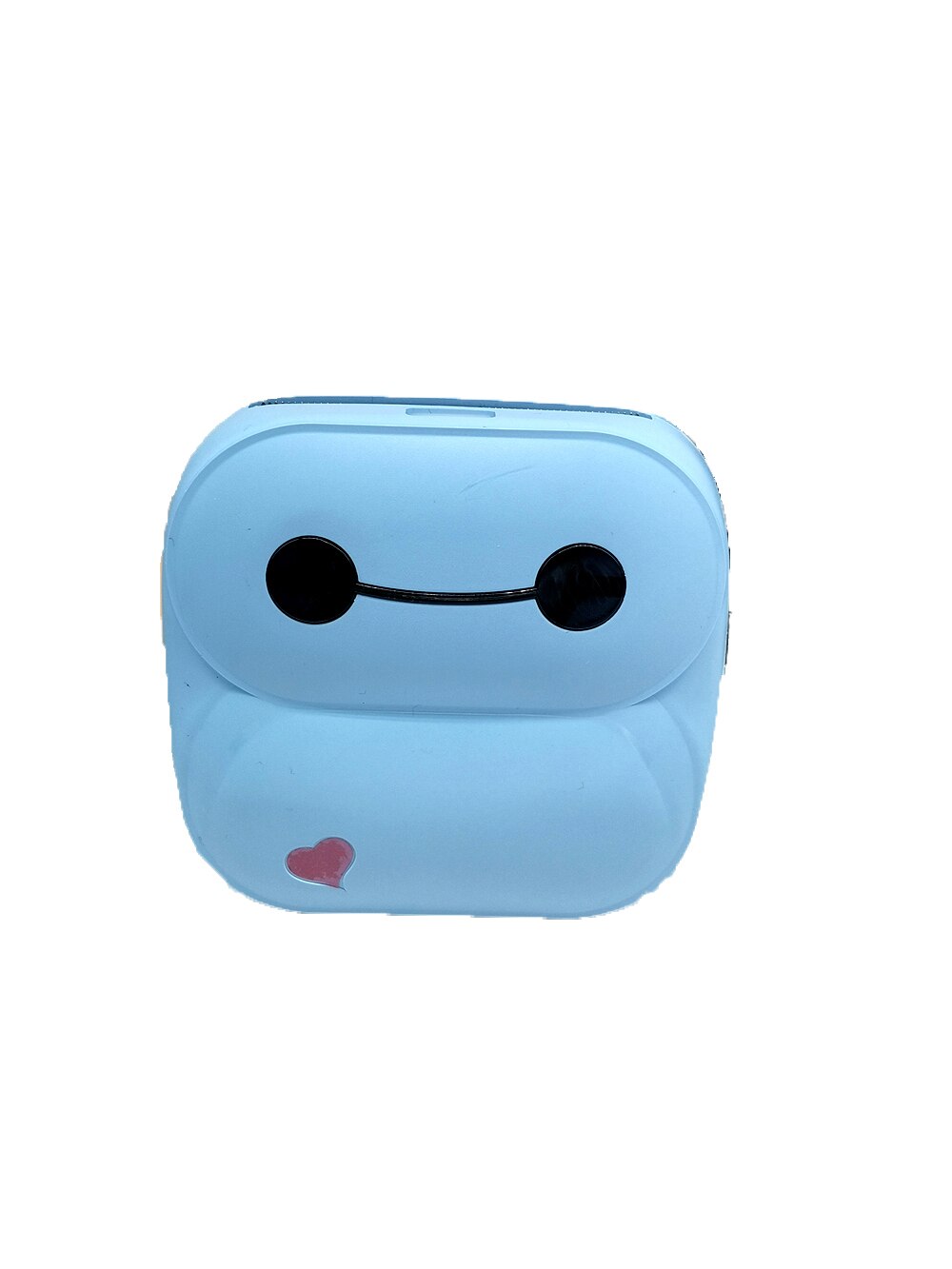 Mini draagbare fotoprinter thermische bluetooth printer voor iphone android gratis app sticker bonprinter  p8 58mm thermisch papier: Blauw 304 dpi