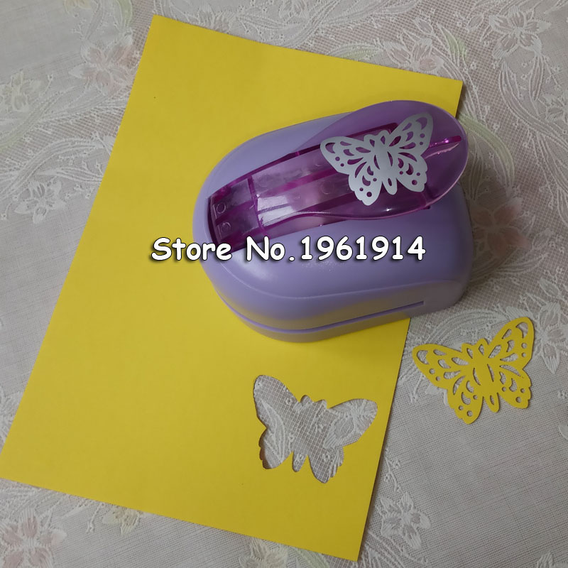 Troqueladora de mariposa grande, perforadoras para colección de recortes, perforador de Papel, herramientas DIY, Perforadora Papel, cortador de Papel, escuela