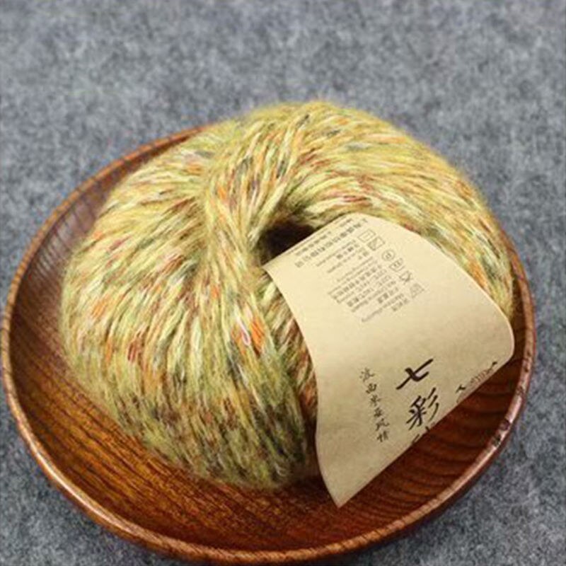 50g Wollen Kleurrijke Alpaca Fluwelen Wol Kasjmier Garen voor Hand Breien Haak DIY Trui Sjaal Draad: 2
