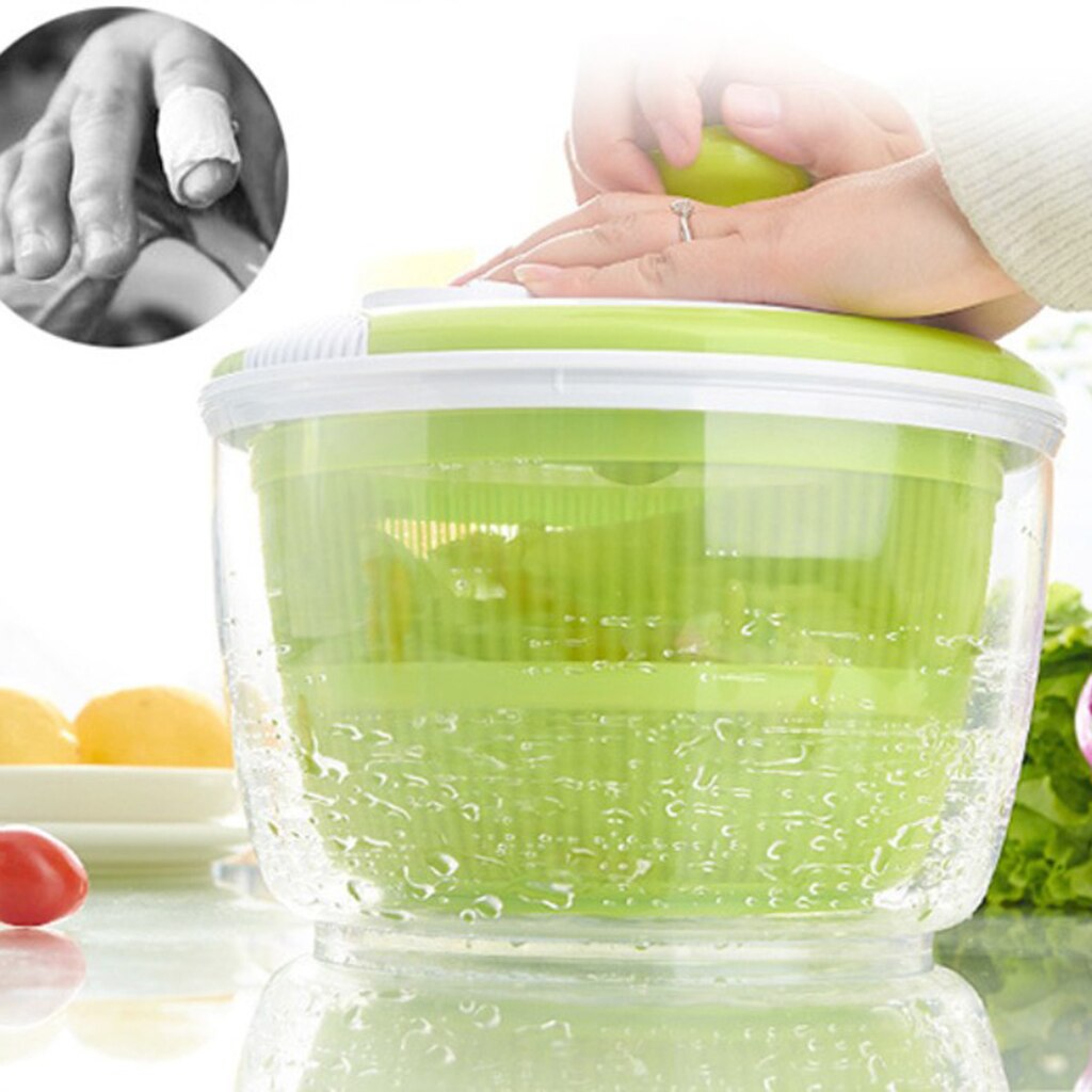 Salad Spinner, Large Capacity 5L Salad Spinner