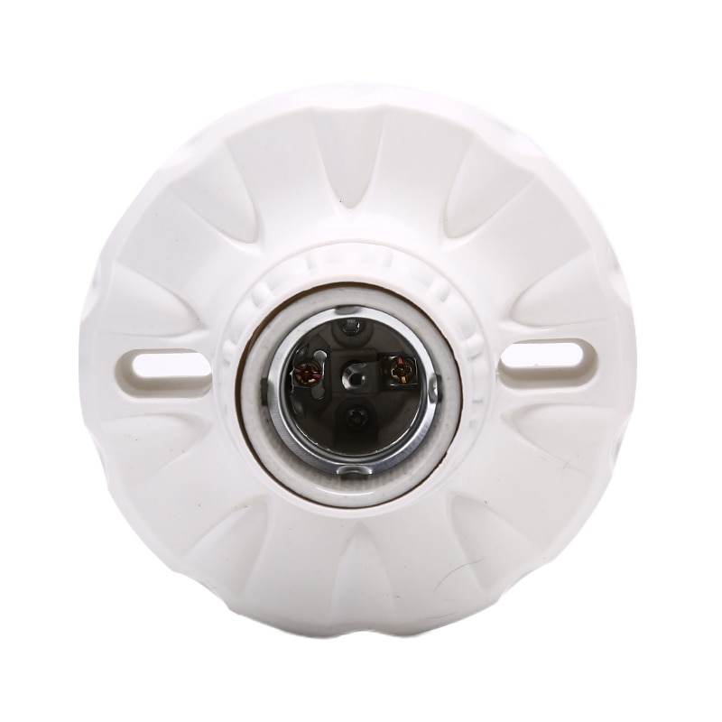 E27 keramik led lamphållare rund sockel bas hängande lamp sockel sockel 6a 10a 220 v