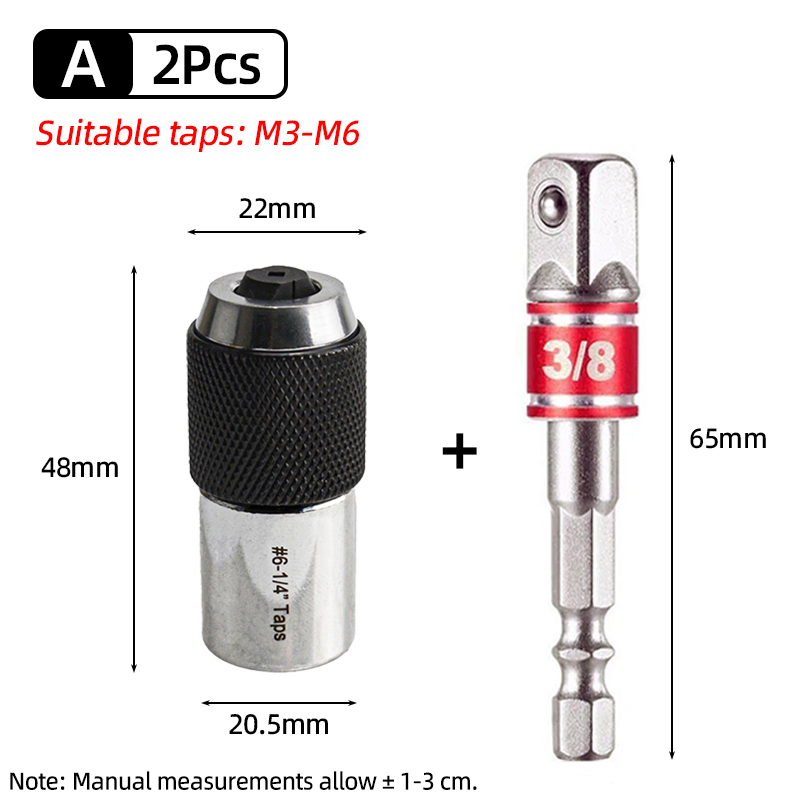 M3-M12 Gewindebohrer-Stecknuss, 3/8 Zoll Vierkantantrieb, verstellbare Backen, Abzieher, Werkzeug, Steckschlüssel, Adapter, Gewindebohrer, Reibahle, Schraubenausdreher: Dunkelrot