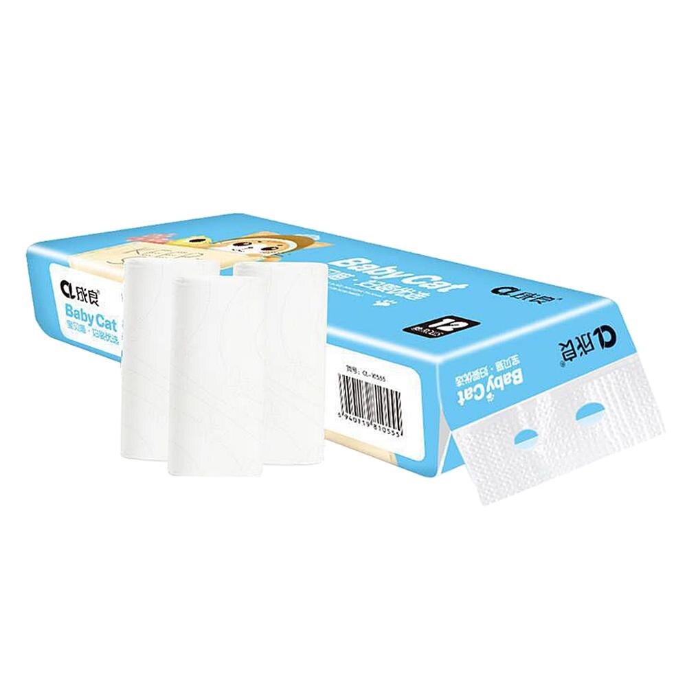 Rollo de papel higiénico de 4 capas para el hogar, papel higiénico suave de 4 capas, a granel, 12 unidades
