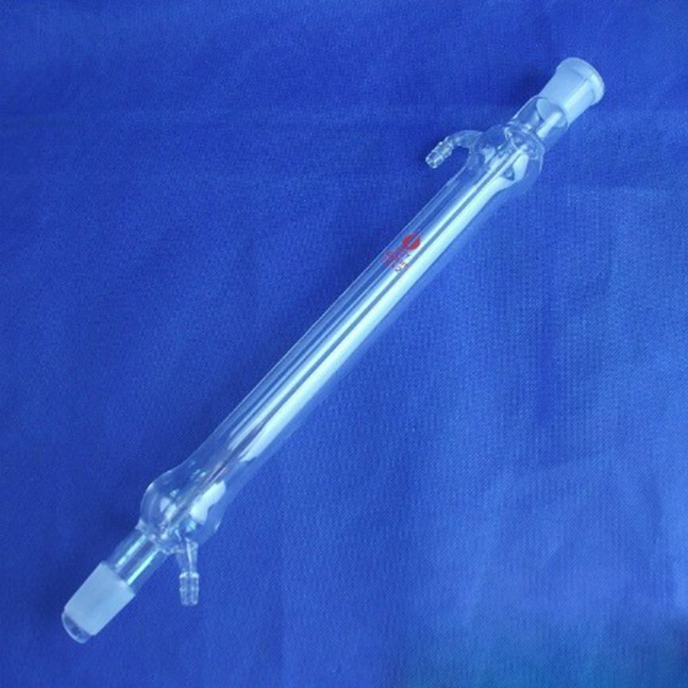300mm 24/29 kondensator destillation kolonne, lige kondensator rør, kondensator lige form standard, glas liebig kondensator