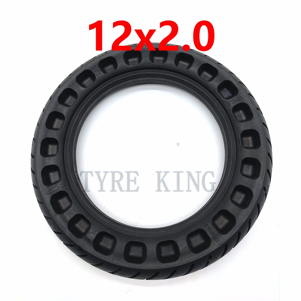 12 Inch Non-inflatable Tubeless Solid Tyre Wheel 12x2.0 12x2.125 for Many Gas Scooter E-bike Hoverboard Self Balancing Parts