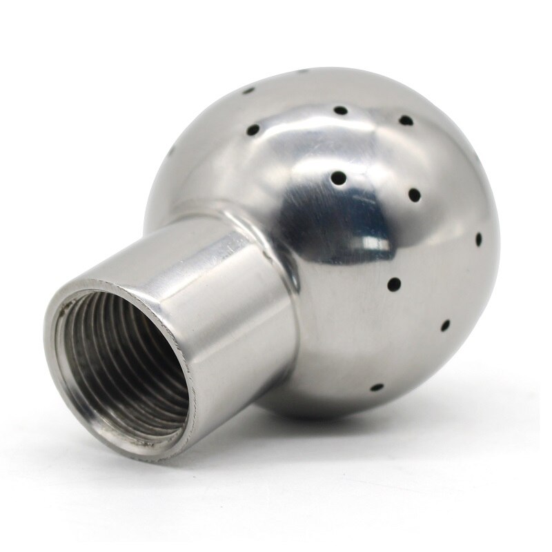 1/2&quot; 3/4“ 1” 1-1/2” 2” BSP Female Thread Cleaning Spray Ball Stainless Steel Sanitary Pipe Fittings Fix Tank Cleaning Ball Head