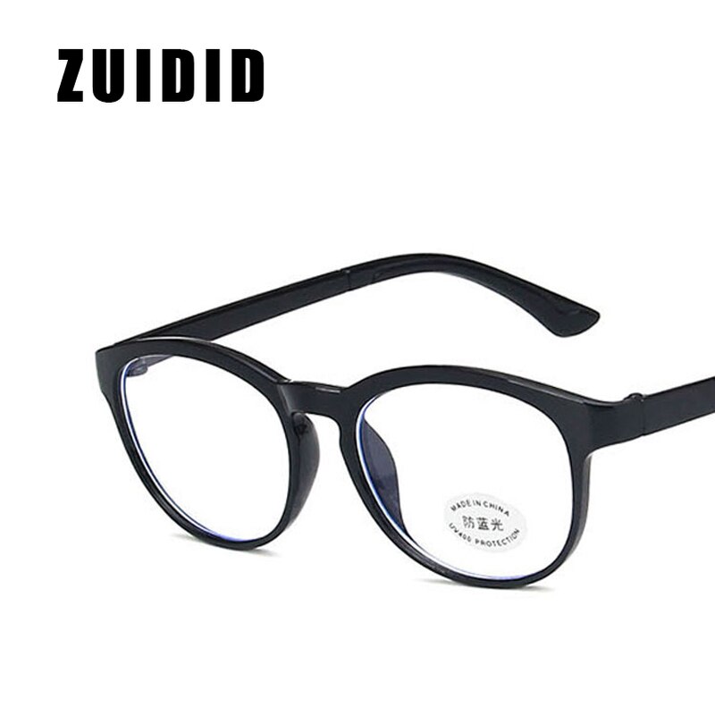 ZUIDID Blue Light Blocking Kids Glasses Spectacles Anti Eyestrain Decorative Eyewear Child Girl Optical Lens Round Eyeglass Boys