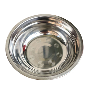Nyeste skål i rustfrit stål gør-det-selv kage brød salatmixer middag rund suppe ris skål tallerken køkken køkkenredskaber 6 størrelse 13-23cm: 15cm