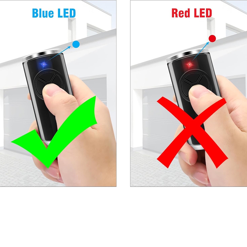 868 MHz Garagentoröffner, 2er-Pack Ersatz-Garagentoröffner für Hormann Handsender HSE-4-868-BS