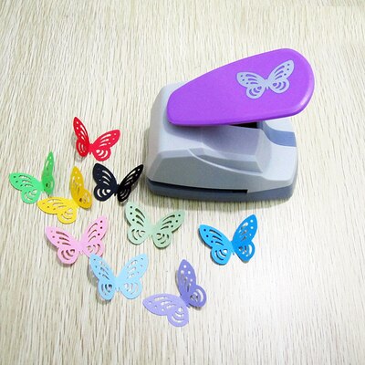 Ihålig fjäril gör-det-själv pappersstans för kort scrapbooking prägling blomma kant prägling maskin skolmaterial: Fjäril 1