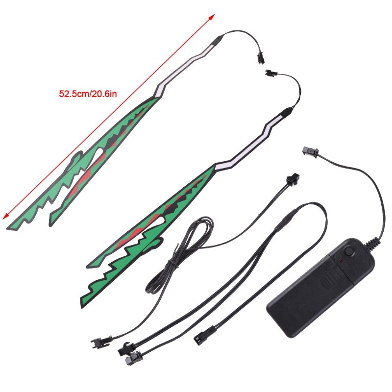 Helm Led Koud Licht Mod Kit Bike Helm Lamp Bar Lichtgevende Signaal Sticker Night Rijden Signaal Helm Licht D7YA