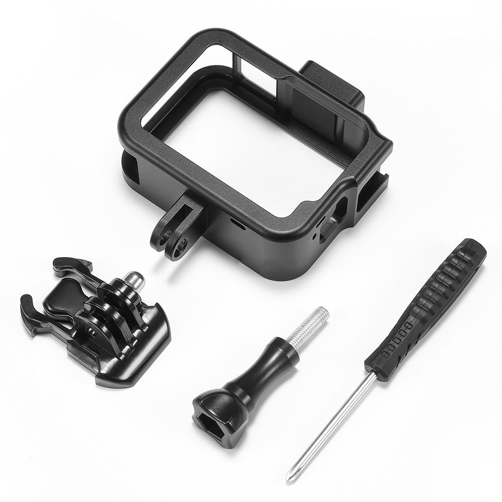 BEESCLOVER Behuizing Shell Full Body Bescherming Aluminium Metal Case Camera Beschermende Frame voor Gopro Hero 8 Zwart Action r60