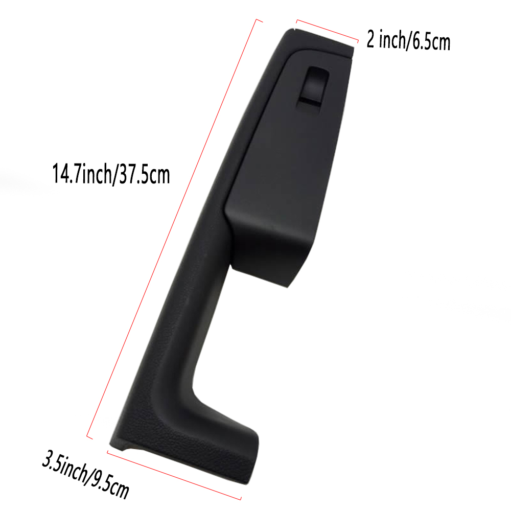 For skoda superb interior door handle passenger side window lifter switch panel black