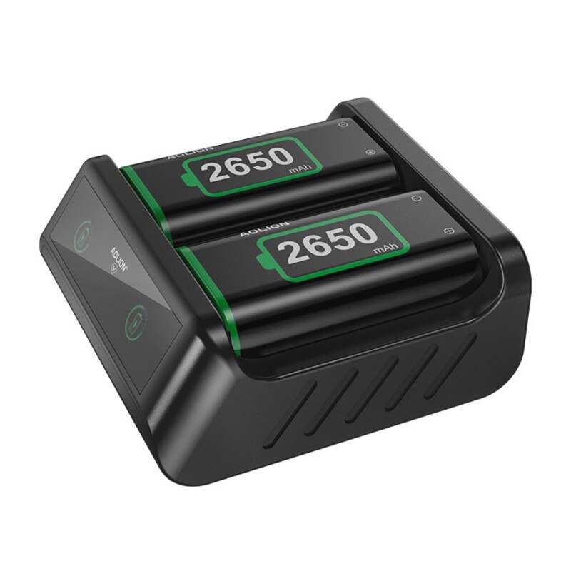 Voor Seriesx/S Game Controller Gamepads Vervangende Batterij Met Charging Stand + Oplaadkabel + 2Xbatteries