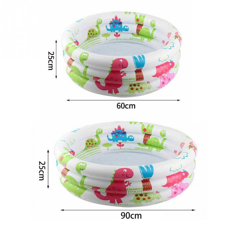 Summer Animal Printed Portable Inflatable Baby Swimming Pool PVC Indoor Outdoor