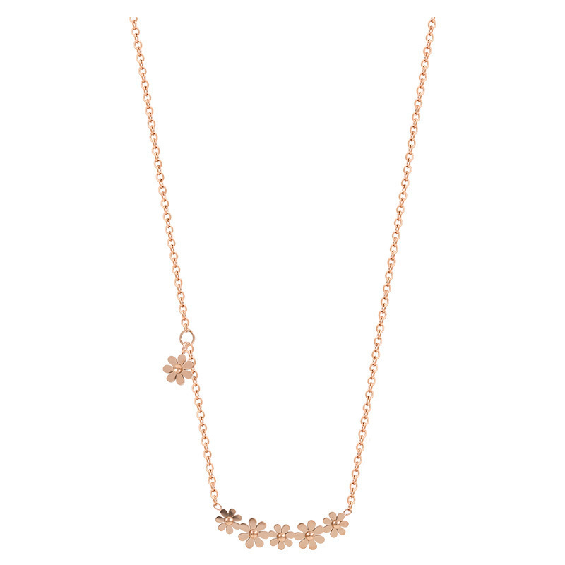 Nowe koreańskie piękne kwiaty Daisy kolorowe zroszony urok komunikat krótki Choker naszyjnik dla kobiet biżuteria wakacje: SP1369-4-1
