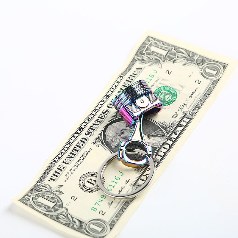 Di modo Grande Motore A Pistone A Forma di Messa a Punto Delle Donne Degli Uomini di Keychain Portachiavi Pendente Accessori auto auto Chiave Catena 2 Colori