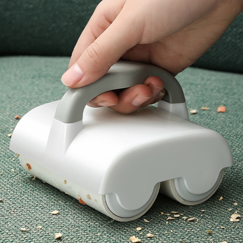 Kleding Lint Remover Sofa Tapijt Pet Hair Remover Wollen Jas Meubels Roller Borstel Thuis Slaapkamer Bed Mat Stof Roller: White