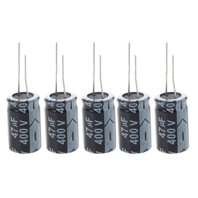 15 Pcs 400V Low ESR Impedance Electrolytic Capacitor Aluminum Electrolytic Capacitor, 10 Pcs 10UF &amp; 5 Pcs 47UF
