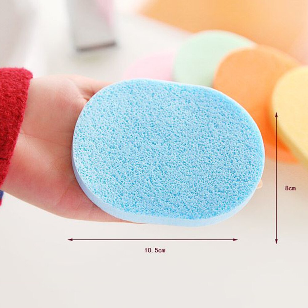 5pcs Sponge Face Wash Puff Face Makeup Wash Pad Deep Cleaning Tool Powder Puff Reusable Cleansing Makeup Sponge