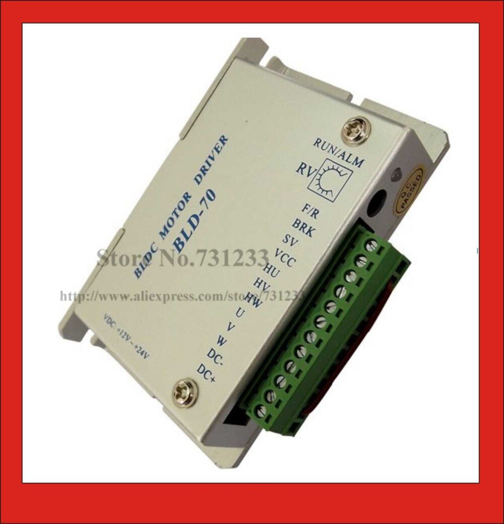 12V 24V BLDC Motor Driver 70W DC Brushless DC Motor Driver Controller BLD-70