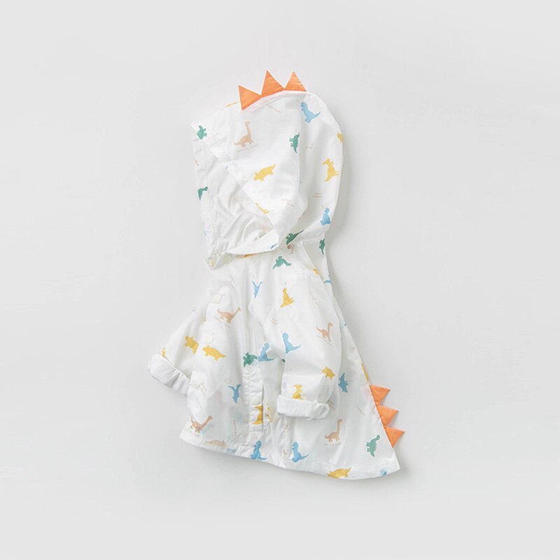 DBW12886 dave bella spring baby boys print coat children tops infant toddler hooded outerwear