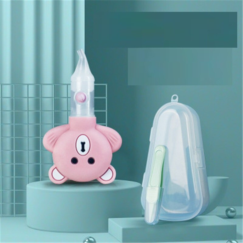 Elektrisk baby nasal aspirator næse renere sniffende udstyr sikkert hygiejnisk snot til nyfødte dreng piger: B2- manuel