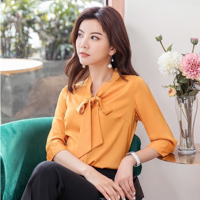 White Half Sleeve Women Blouses and Shirts Spring Summer Ladies Office Blouse Female Casual Tops Clothes